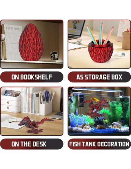 Dragón Impreso en 3D Juguete Antiestrés Articulado 6.99 cm