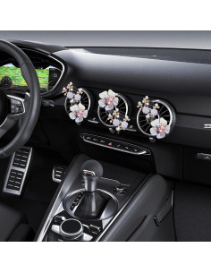 6 Clips Ambientadores de Auto Flor Margarita Cauaoa 2