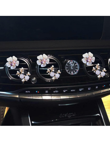 6 Clips Ambientadores de Auto Flor Margarita Cauaoa