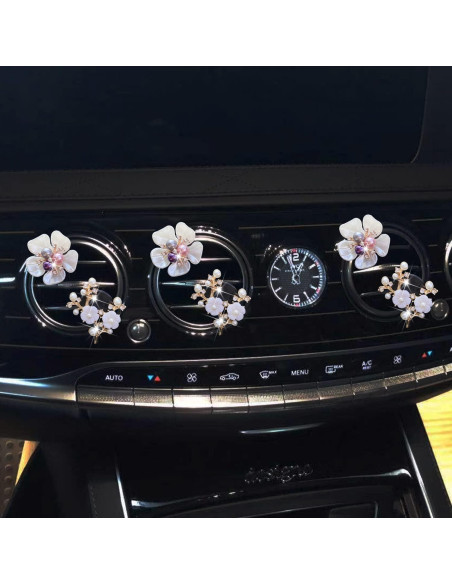 6 Clips Ambientadores de Auto Flor Margarita Cauaoa