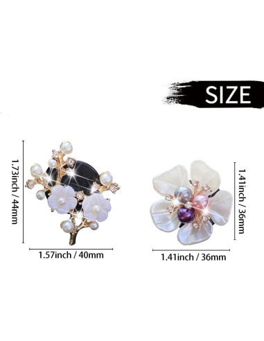 6 Clips Ambientadores de Auto Flor Margarita Cauaoa