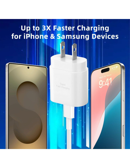 Cargador USB Tipo C 30W Eaxxfly - Paquete de 2, Carga Rápida Cargador USB Tipo C 30W Eaxxfly - Paquete de 2, Carga Rápida