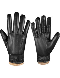 Guantes Táctiles de Cuero Premium Jackets 4 Bikes Talla S 2