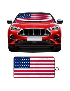 Protector Solar para Parabrisas Ziciner 162.5 x 86.4 cm Bandera USA