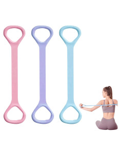 Bandas de Resistencia en Figura 8 qiyeyeye para Yoga y Pilates