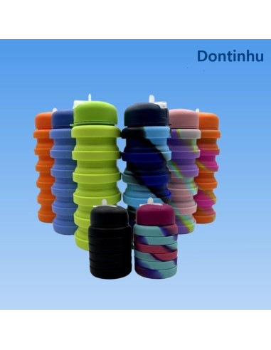 Botellas de Agua Plegables 2 Pack Dontinhu 500ml Camuflaje