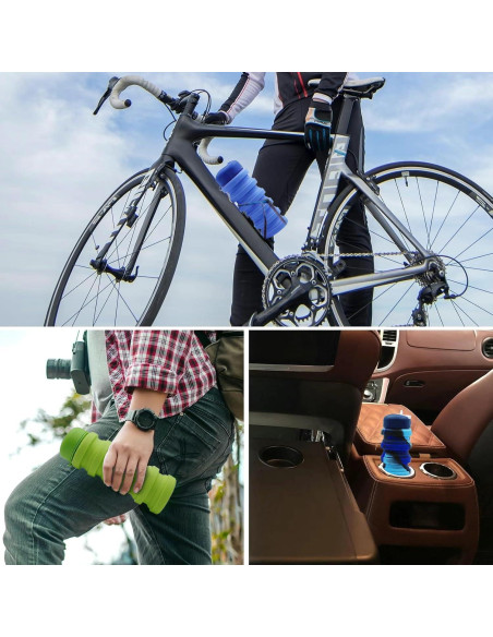 Botellas de Agua Plegables 2 Pack Dontinhu 500ml Camuflaje