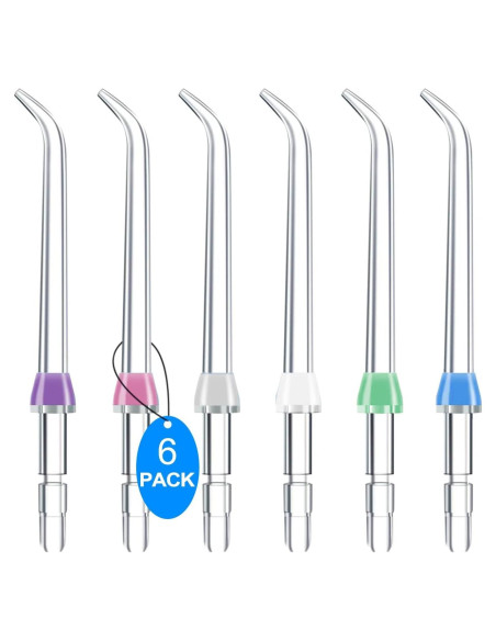 Consejos de Reemplazo Waterpik para Irrigador Dental - 6 Piezas