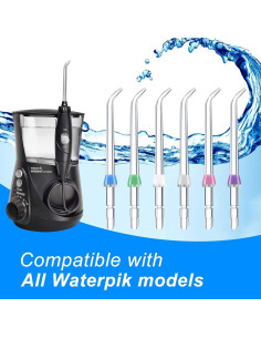 Consejos de Reemplazo Waterpik para Irrigador Dental - 6 Piezas 2