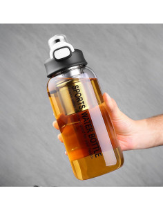 Botella de Infusor de Té de Vidrio Borosilicato 1L HOYUANSU 2