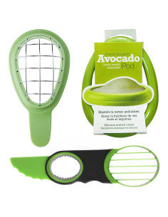 Juego 3 Piezas Cortador de Aguacate XHCLIUFB Apto Lavavajillas