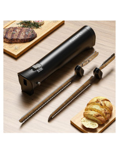 Cuchillo Eléctrico Inalámbrico Fuzzipet MHMEK001 4 Cuchillas