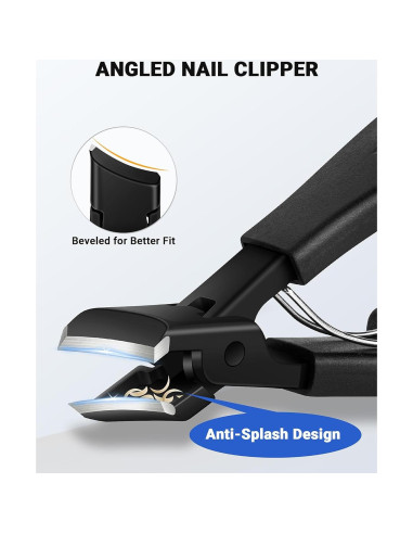 Cortauñas Profesional MERDTTES 7 Pcs para Uñas Gruesas