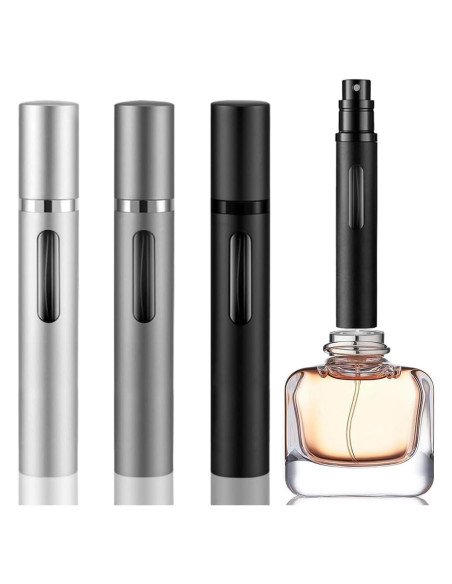 Atomizador de Perfume Refillable DIOHIO 10ml 3PCS A Prueba de Fugas