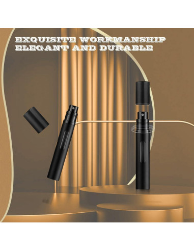 Atomizador de Perfume Refillable DIOHIO 10ml 3PCS A Prueba de Fugas