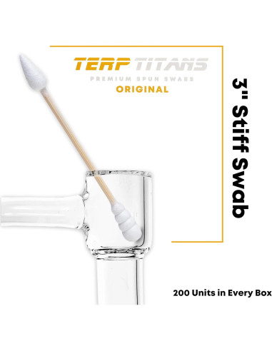 Bastones de Algodón de Bambú Terp Titans Original - 400 Unidades