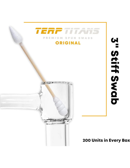 Bastones de Algodón de Bambú Terp Titans Original - 400 Unidades