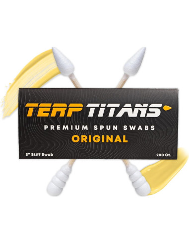 Bastones de Algodón de Bambú Terp Titans Original - 400 Unidades