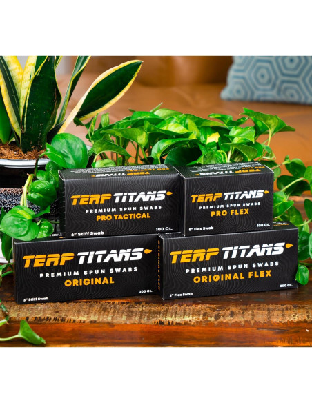 Bastones de Algodón de Bambú Terp Titans Original - 400 Unidades