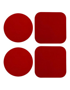 Juego de Abridores de Tarros Bexter 4 Piezas Silicona Roja