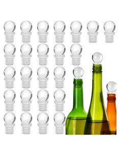 Tapones para Botellas de Vino LINALL - Paquete de 24 Acrílico