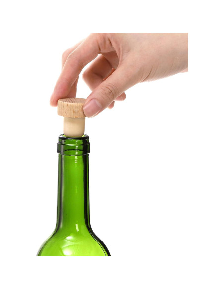 60 Tapones de Corcho en Forma de T Eorbow para Vino