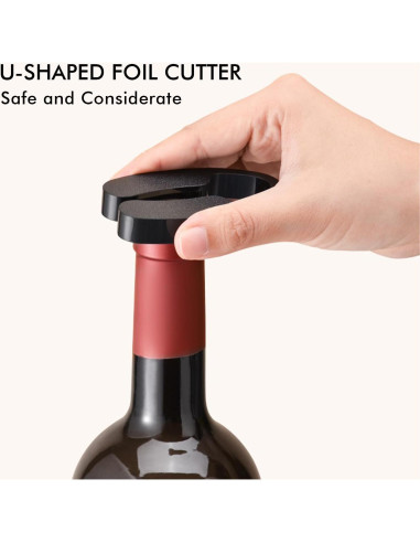 Sacacorchos Eléctrico Novara 4 en 1 Recargable Acero Inoxidable