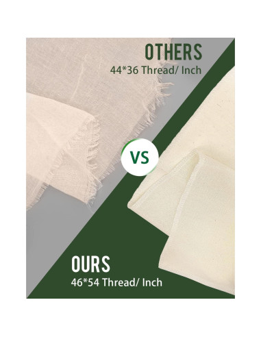 Gasa de Algodón Dynta Grado 100 8 Piezas 20x20 cm Reutilizables