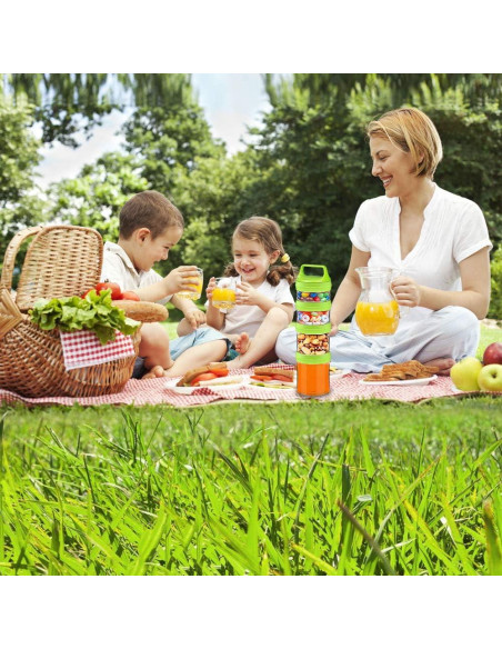 Tarros Apilables Seleware para Snacks, 4 Piezas 916ml Verde