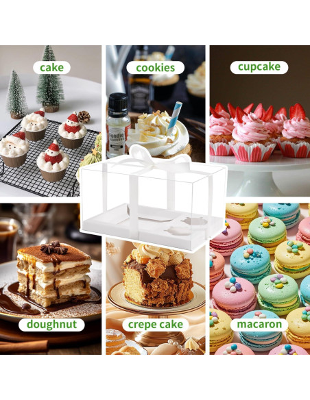 Cajas de Cupcakes Transparentes JCD 1+4 - 3 Piezas