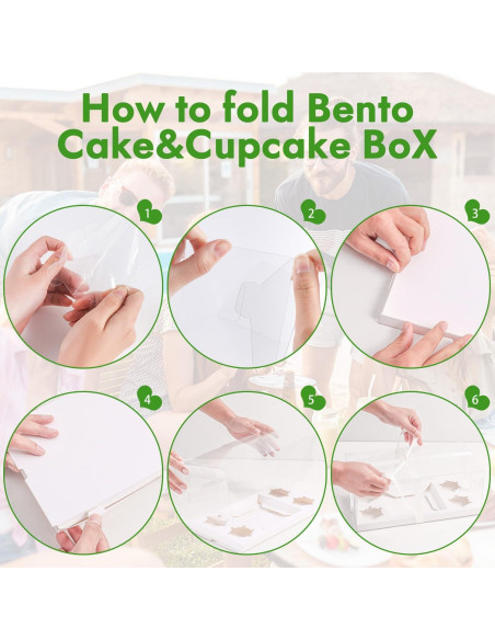 Cajas de Cupcakes Transparentes JCD 1+4 - 3 Piezas