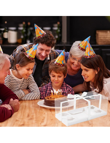 Cajas de Cupcakes Transparentes JCD 1+4 - 3 Piezas