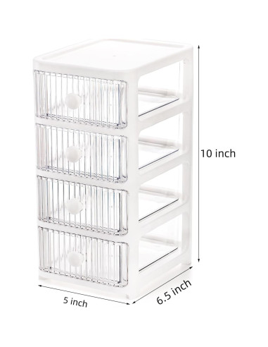 Organizador de Escritorio Eorbow 3 Paquetes 12 Cajones Plástico