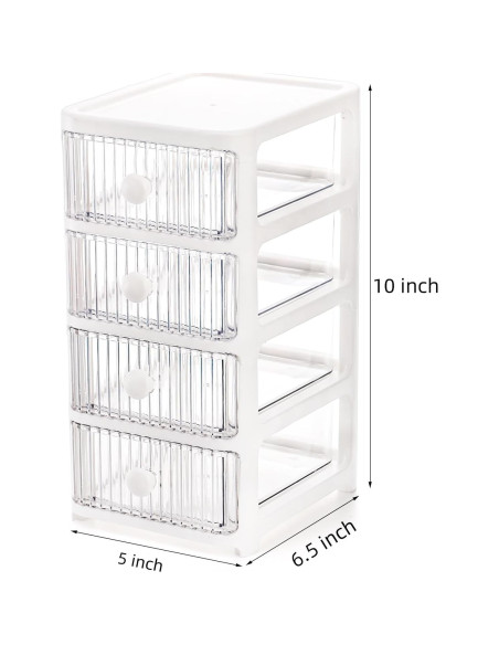 Organizador de Escritorio Eorbow 3 Paquetes 12 Cajones Plástico