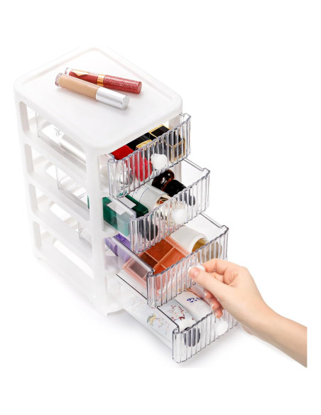 Organizador de Escritorio Eorbow 3 Paquetes 12 Cajones Plástico