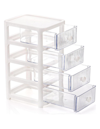 Organizador de Escritorio Eorbow 3 Paquetes 12 Cajones Plástico