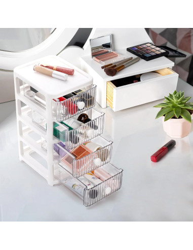 Organizador de Escritorio Eorbow 3 Paquetes 12 Cajones Plástico