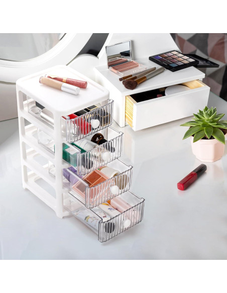 Organizador de Escritorio Eorbow 3 Paquetes 12 Cajones Plástico