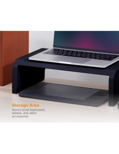 Soporte para Monitor Ajustable Bostitch Konnect Negro, 4 Alturas 2