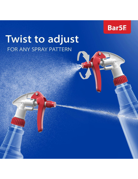 Botellas de Spray Bar5F 0.47L Ajustables Paquete de 2