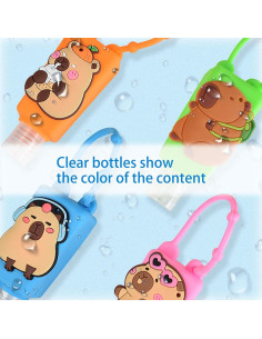 4 Botellas de Gel Antibacterial Ulbemoll 30 ml Capibara 2