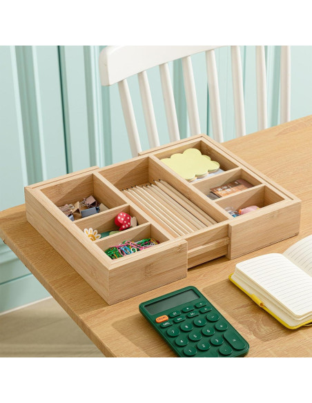 Organizador de Cajones Expandible Weysat de Bambú 30-50cm