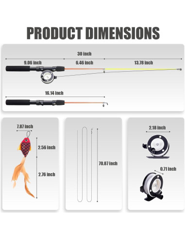 Juguete para Gatos Jieffifa con Plumas y Plata Natural