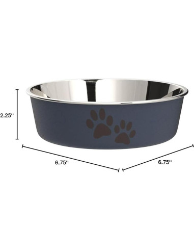 Cuenco Antideslizante para Perros y Gatos Loving Pets 17cm Arándano
