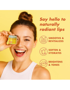 Exfoliante Labial Vegano Handmade Heroes con Cúrcuma 28g 2