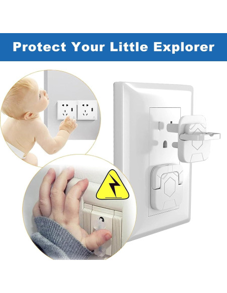 Cubiertas de Enchufes de Seguridad Shycool - Paquete 60 Unidades