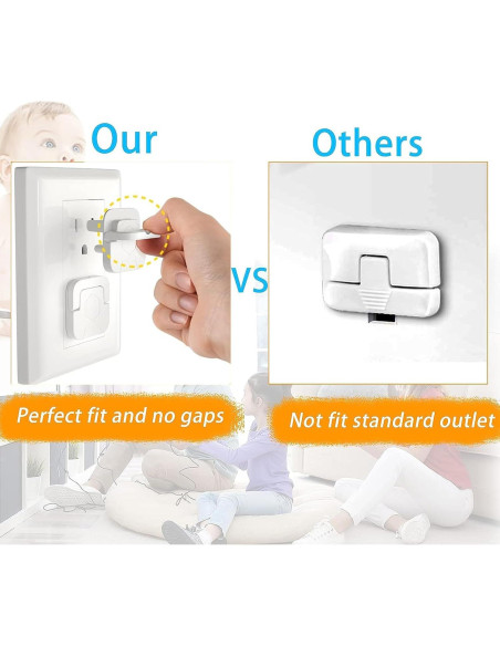 Cubiertas de Enchufes de Seguridad Shycool - Paquete 60 Unidades