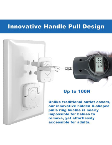 Cubiertas de Enchufes de Seguridad Shycool - Paquete 60 Unidades