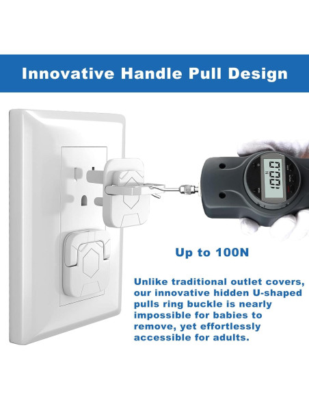 Cubiertas de Enchufes de Seguridad Shycool - Paquete 60 Unidades