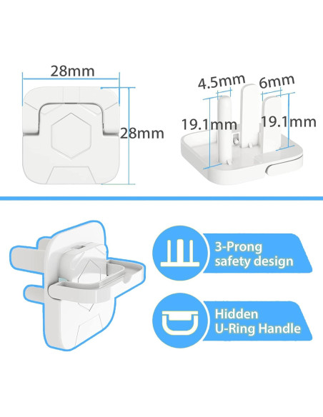 Cubiertas de Enchufes de Seguridad Shycool - Paquete 60 Unidades